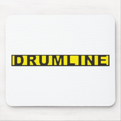 Drumline Crime Scene Tape Mouse Pads by TeeShirtsTShirts