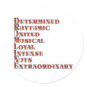 Drumline Definition stickers