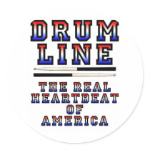 Drumline Heart Beat stickers