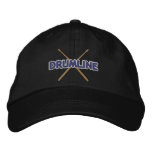 Drumline Sticks Crossed Embroidered Baseball Caps