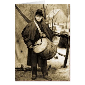 Drummer Boy card