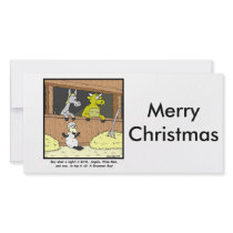 Drummer Boy: Christmas Cartoon Photo Card Template