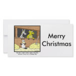 Drummer Boy: Christmas Cartoon Photo Card Template