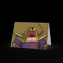 Drummer Cat cards
