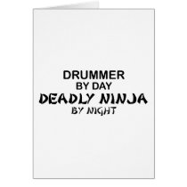 Drummer Deadly Ninja by Night Card