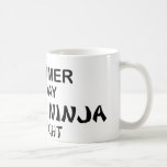 Drummer Deadly Ninja by Night Coffee Mugs