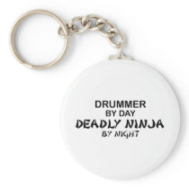 Drummer Deadly Ninja by Night Keychains