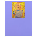 drummer girl art letterhead