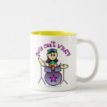 Drummer Girl - Heather Coffee Mug