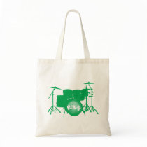 drummer - green bag bags
