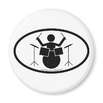 Drummer magnets by stickguys Drummer magnets