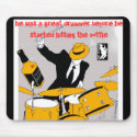 Drummer Mouse Pad mousepads by SMOKE_NYC Drummer Mouse Pad mousepads