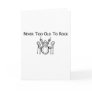 Drummer Never Too Old To Rock Greeting Card