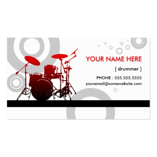 Drummer Business Card Templates drummer rings business card template zazzle Drummer Business Card Templates drummer rings business card template zazzle