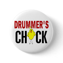 Drummer’s Chick 1 buttons by professiongifts Drummer’s Chick 1 buttons