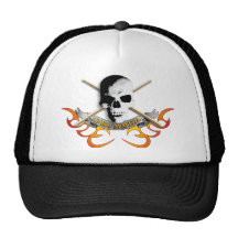 Drummer skull C Mesh Hat