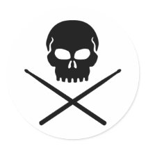 Drummer stickers