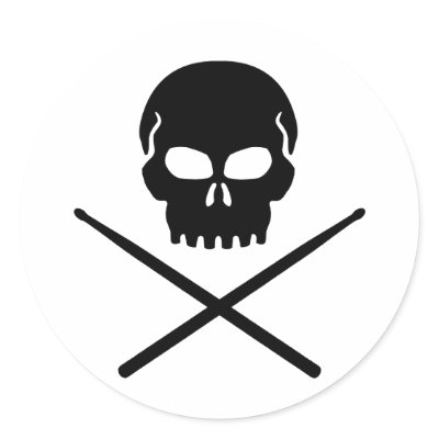 Drummer stickers