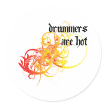Drummers Are Hot stickers by itsallhot Drummers Are Hot stickers