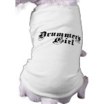 Drummer's Girl Doggie T Shirt