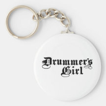 Drummer's Girl Keychain