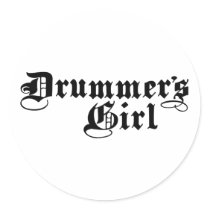 Drummer's Girl stickers by magarmor Drummer's Girl stickers