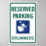 Drummers Parking Print