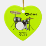 Drummers Personalized Christmas Photo Ornament