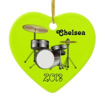 Drummers Personalized Christmas Photo Ornament ornaments