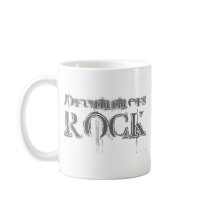 Drummers Rock mugs by busybrain Drummers Rock mugs