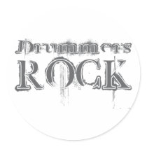 Drummers Rock stickers by busybrain Drummers Rock stickers