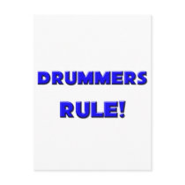 Drummers Rule! postcards by professions Drummers Rule! postcards