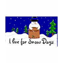 Drumming Snowman t-shirts