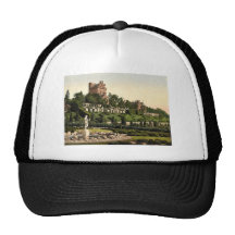 Drummond Castle from S.W. (i.e., Southwest), Scotl Mesh Hat