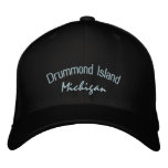 Drummond Island Michigan Embroidered Hat embroidered hats