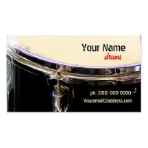 Drums Business Card