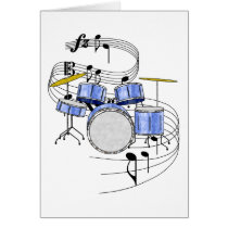 Drums Greeting Cards