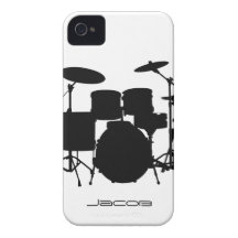 Drums iPhone 4 Case-Mate Cases