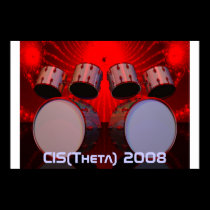 drums, CIS(Theta) 2008 posters