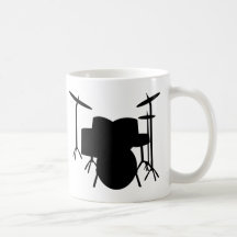 drums coffee mugs
