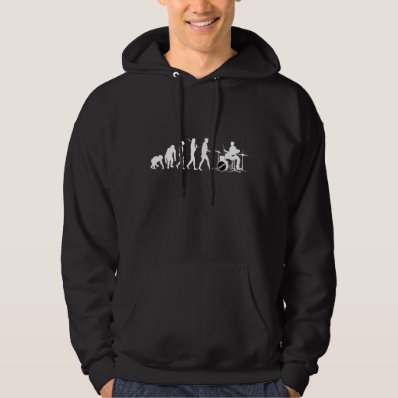 Drums Drummer Percussion Music Drumming Hooded Pullovers