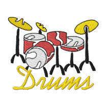 Drums embroidered shirts by ZazzleEmbroidery Drums embroidered shirts