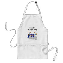 Drums I Beat It All Night Long aprons by bizarretees Drums I Beat It All Night Long aprons