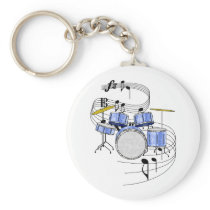 Drums Keychain