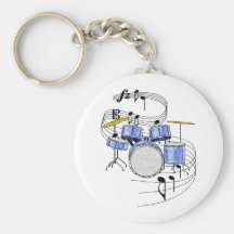 Drums Keychain