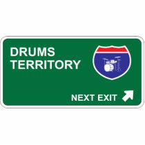 Drums Next Exit photo sculptures by whatitis Drums Next Exit photo sculptures