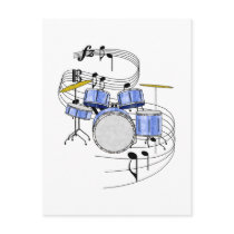 Drums Postcards