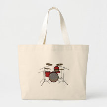 Drums: Red Drum Kit: 3D Model: Canvas Bag