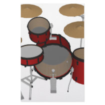 Drums: Red Drum Kit: 3D Model: stationery by spiritswitchboard Drums: Red Drum Kit: 3D Model: stationery