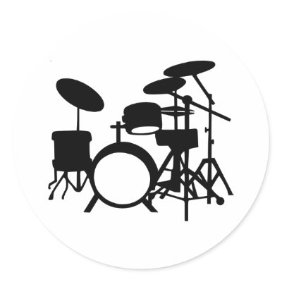 Drums stickers